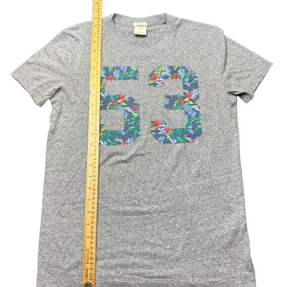 Vintage Abercrombie & Fitch Muscle Mens T Shirt Size Small Preppy Y2K Gray - Picture 10 of 10